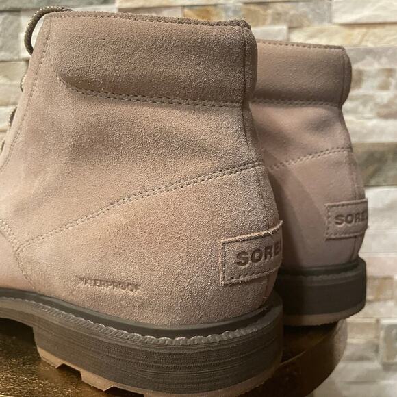 Sorel Men\'s 13 NM3848 Madison 2 Chukka Boots | Suede Leather, Taupe, Lug Sole